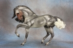 Shimmery Dapple Silver Grey w/ Somantic Mutation - Mold #723